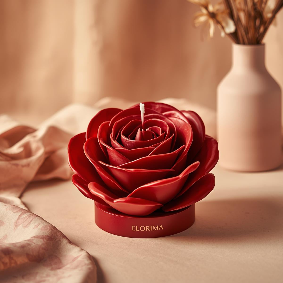 Rose Whisper Candle