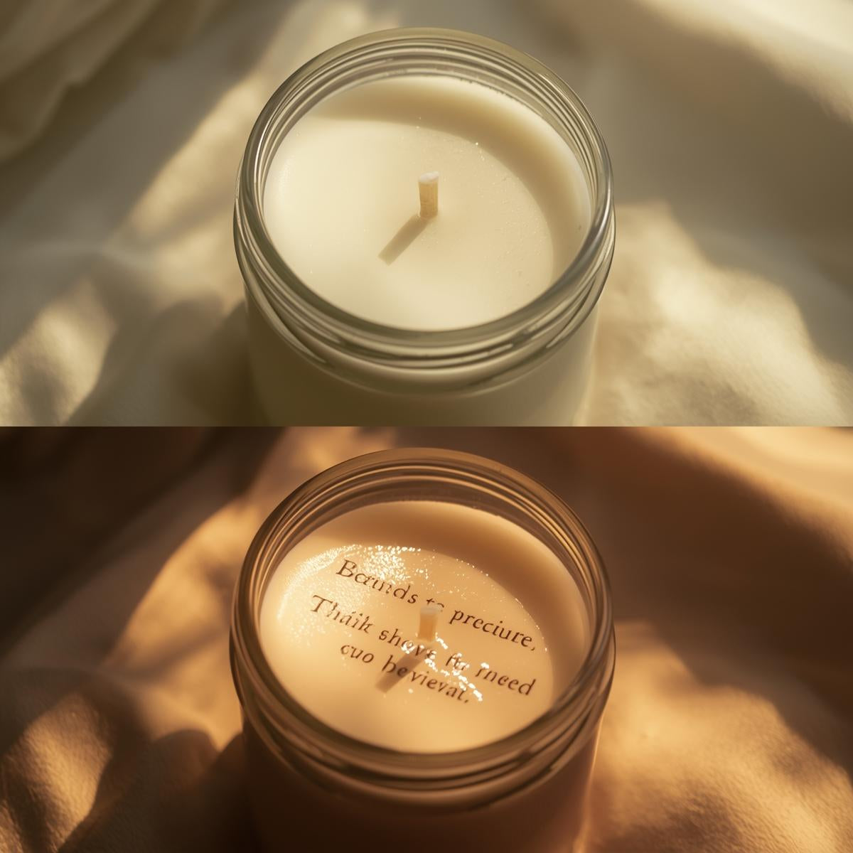 Surprise Message Candle
