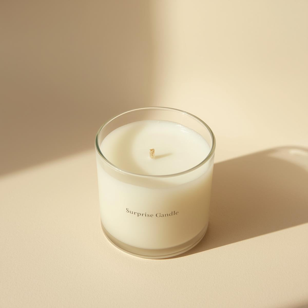 Surprise Message Candle