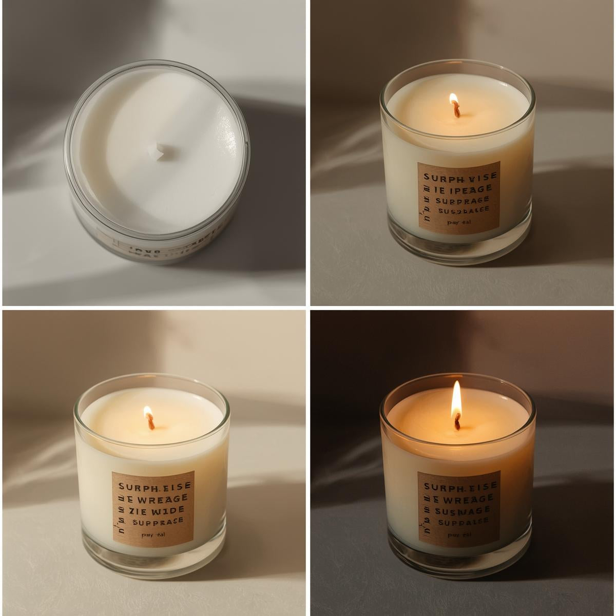 Surprise Message Candle