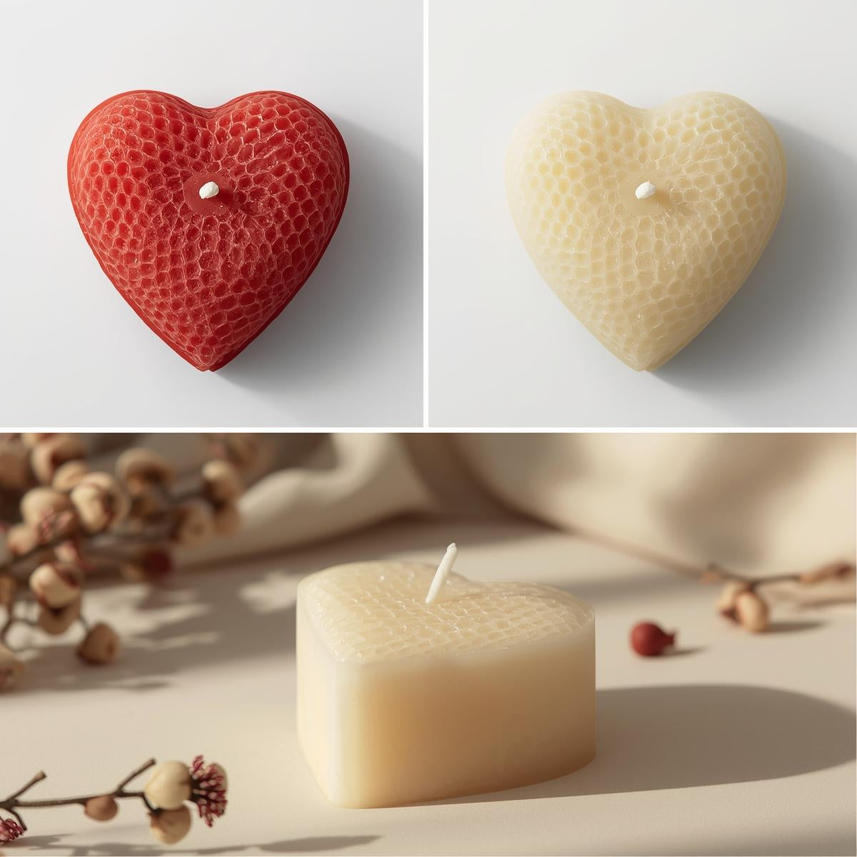 Small Heart Candle